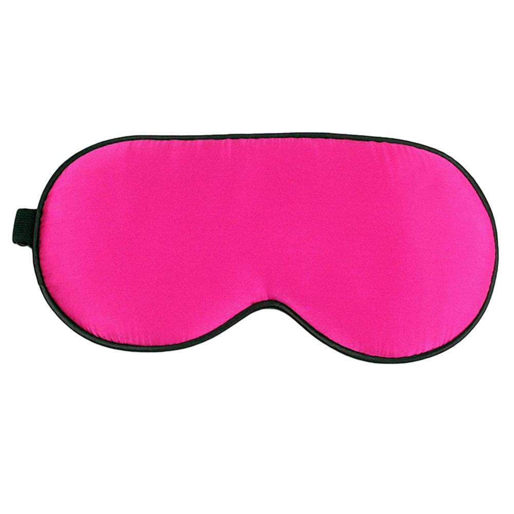 Natural Silk Sleeping Eye-Shade Elastic Blindfold Comfortable Eye Cover for Travel Nap Shift Work