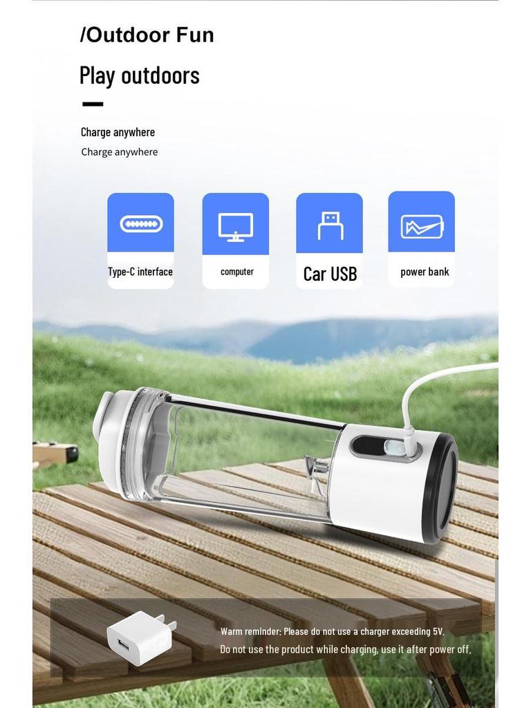 Upgraded Portable Juicer: Compact design with automatic cleaning and powerful wall-breaking technology for efficient juicing.