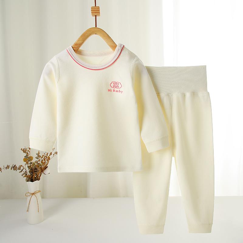 Baby Cotton Grade A Two Piece Pajamas Children Autumn Underwear Set Infant Home Wear Sleepwear