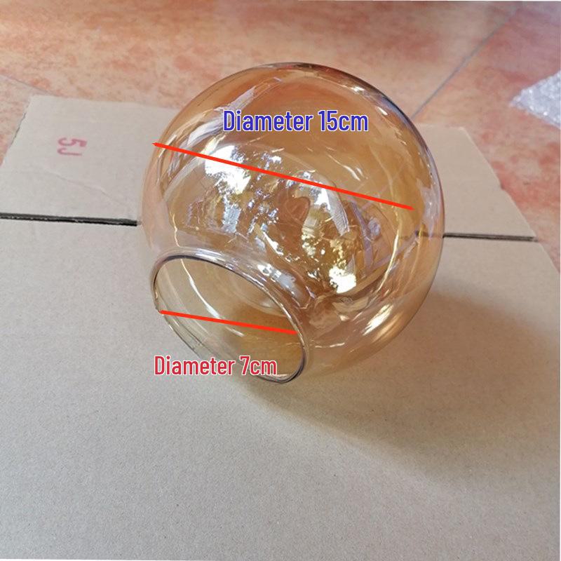 Magic Bean Milky White Glass Ceiling Lamp Shade for Restaurants and Living Rooms Chandelier