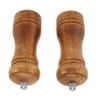 2PCS Wood Pepper Grinder   Coarseness Efficient Grinding Pepper Mills Shakers for Kitchen Supplies