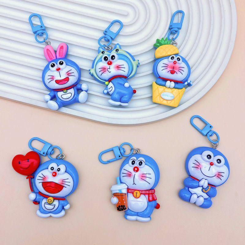 Doraemon Cartoon Pendant Lanyard Keychain - Cute Gift for Students and Besties