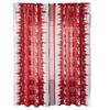 Christmas Theme Printed Curtain Blackout Rectangle Decorative Fabric Living Room Bedroom