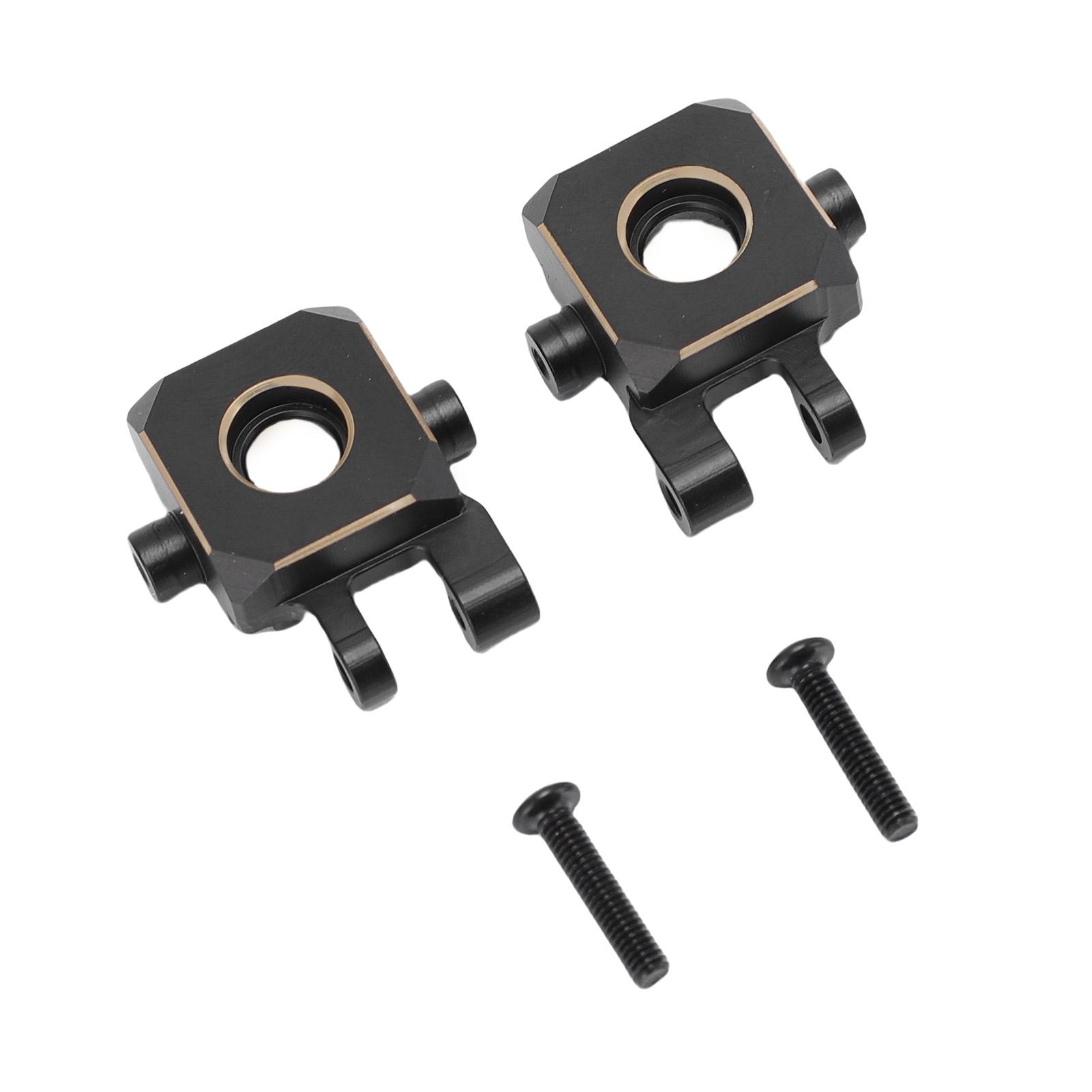 

1 Пара RC поворотних кулаків Надміцні латунні RC поворотні чашки для 118 Модернізацій автомобіля-краулера