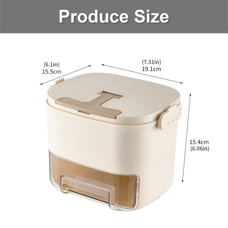 Double Layer Ice Molds With Storage Bin and Lid Easy Press Release Ice Cubes Tray Large Capacity For Freezer Storage