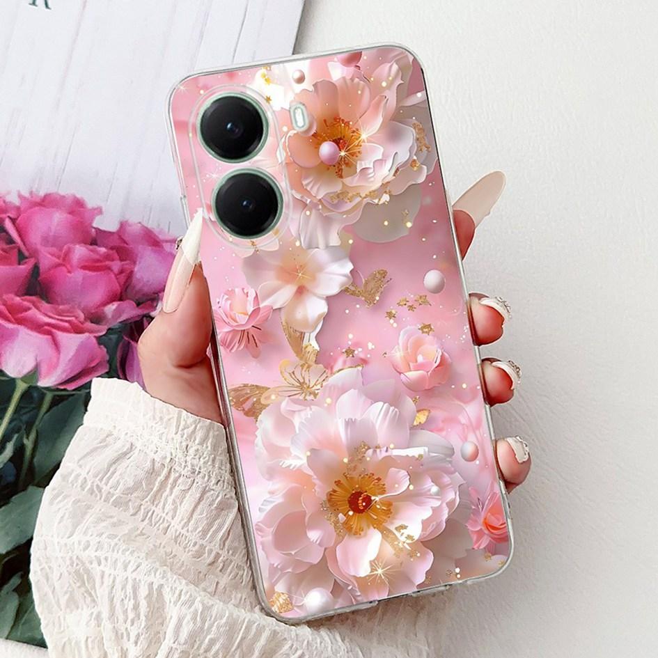 For Xiaomi Poco X7 Pro Case 2025 New Fashion Flower Soft Silicone Cover For Coque Xiomi Xiaomi Poco X7 pro PocoX7 X 7 Phone Case