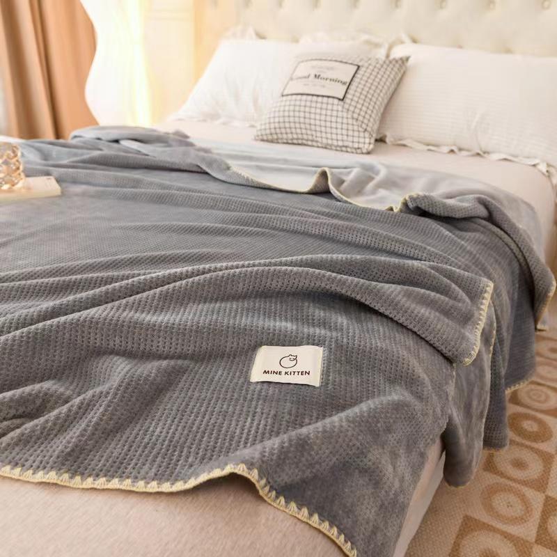 Gute Qualität, King-Size-Bett, superweich, für den Winter, warmes Flanell-Bettlaken, doppelseitig, dicke Korallen-Fleece-Decke, Nickerchen-Überwurf