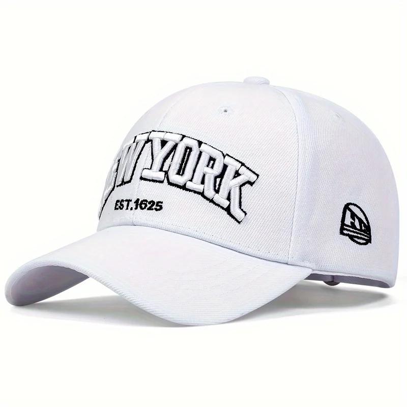 Șepci de baseball unisex NEWYORK cu broderie scrisoare primăvară toamnă în aer liber cu protecție solară pălărie reglabilă casual camioner pălării