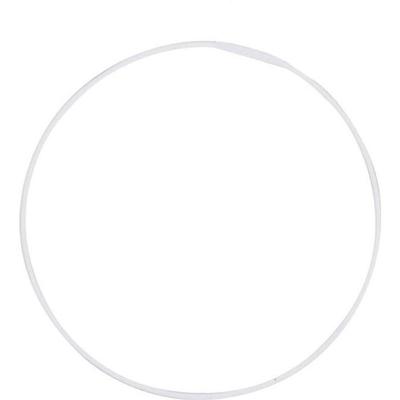 Graine Créative - Rilsan Circle Lampshade Frame Diameter 30 Cm White