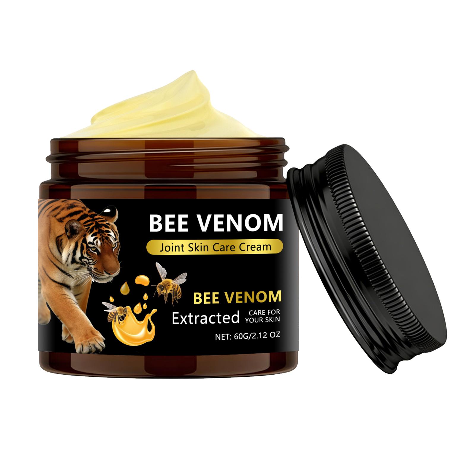 Крем для суставов с пчелиным ядом: Нежное и увлажняющее для суставов. Подходит для наружного применения. Удобно наносить. Крем для ежедневного ухода.