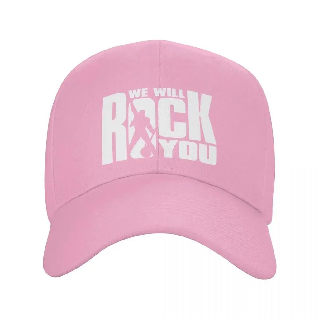 Fashion We Will Rock You Baseball Cap Unisex WomenAdjustable Queen Rock Band Dad Hat Outdoor Snapback Hats Trucker Caps
