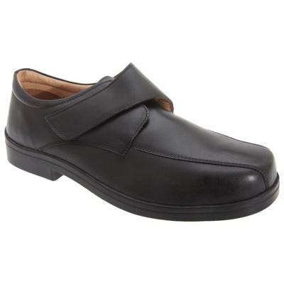 Mens XXX Extra Wide Touch Fastening Tramline Casual Shoes