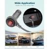 Starlink Mini Power Cable 10FT 12V Car Adapter for Starlink Mini | With Switch & Digital Voltage Display, Starlink Mini Cable Cigarette Lighter