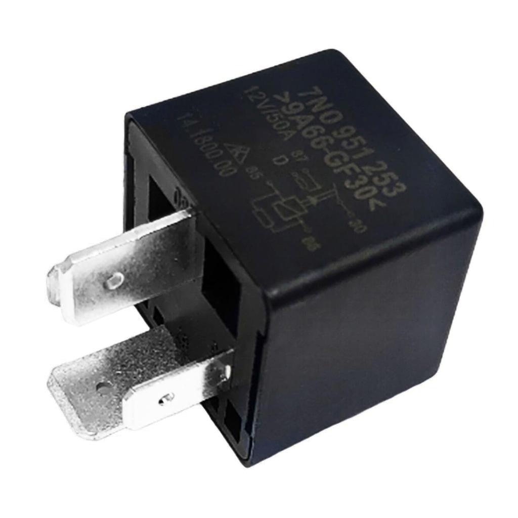 7N0951253#507 12VDC 50A 5 Pins Automotive Replacement Electrical System Relay Starter Relay Fits for 3D0951253A 95561502700