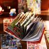 Retro Flavor Museum Series Sticker Book Japanese Flavor Die Cutting Sticker Cute Food Comic DIY Hand Account Decoration