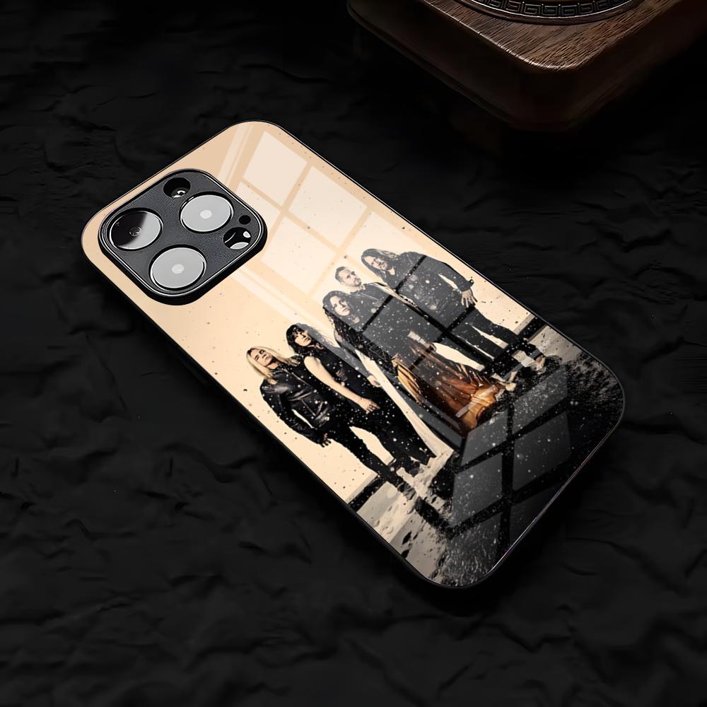 E-Evanescence Amy L-Lee Phone Case For IPhone 17 Air 16 E Pro Max 15 14 13 Mini 12 Pro 11 Max Plus Black Glass Cover