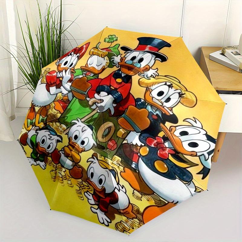 

Duck Tales Family Automatic Opening and Closing Folding - A Good Choice for Gifts, Fashionable and Convenient Umbrella With Cute Cartoon Cha