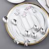 Cute Paintings Cat 304 Stainless Steel Spoon Hollow For Coffee Tea Dessert Spoon Kitchen Tableware Gifts For Students Children