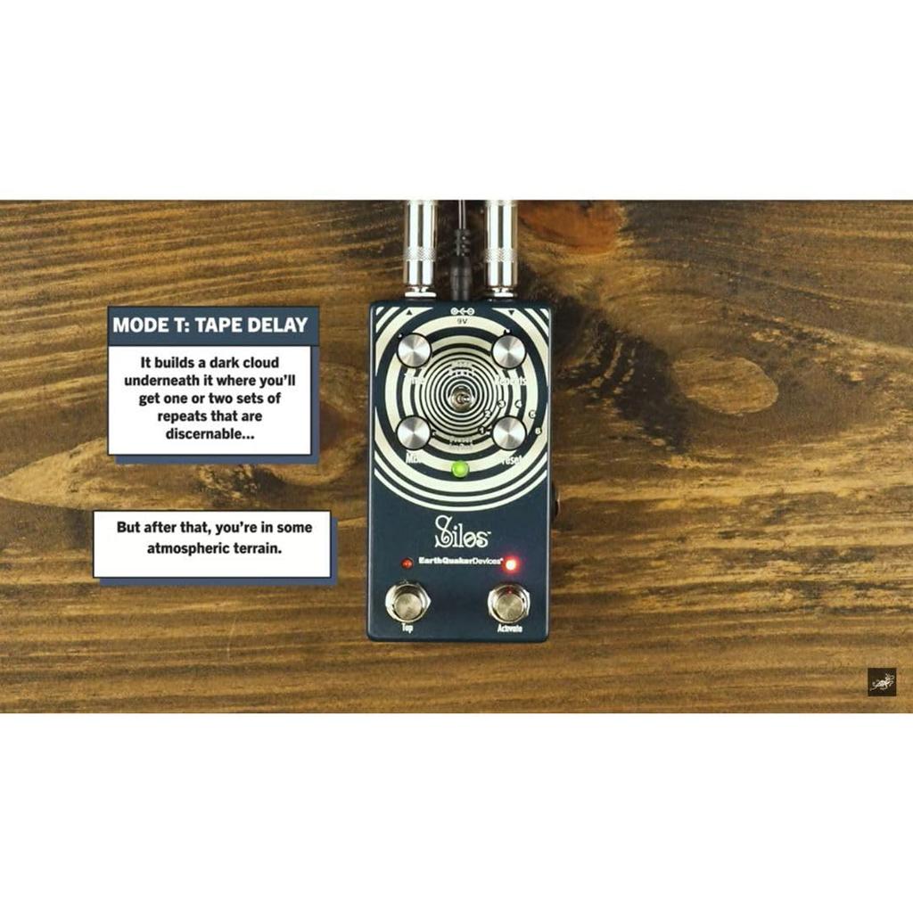 EarthQuaker Devices EQD Silos Multi Generation Delay Gitar Effektor