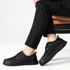 Business Men's Shoes Minimalist Versatile and Comfortable Style Formal Party Office Dad Black Shoes  Quality New