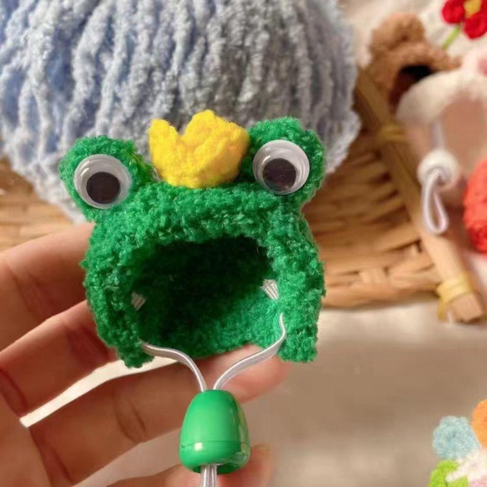 Fashion Woolen Plush Hat Mini Pet Supplies Animal Doll Hat  for Hamster Golden Silk Bear