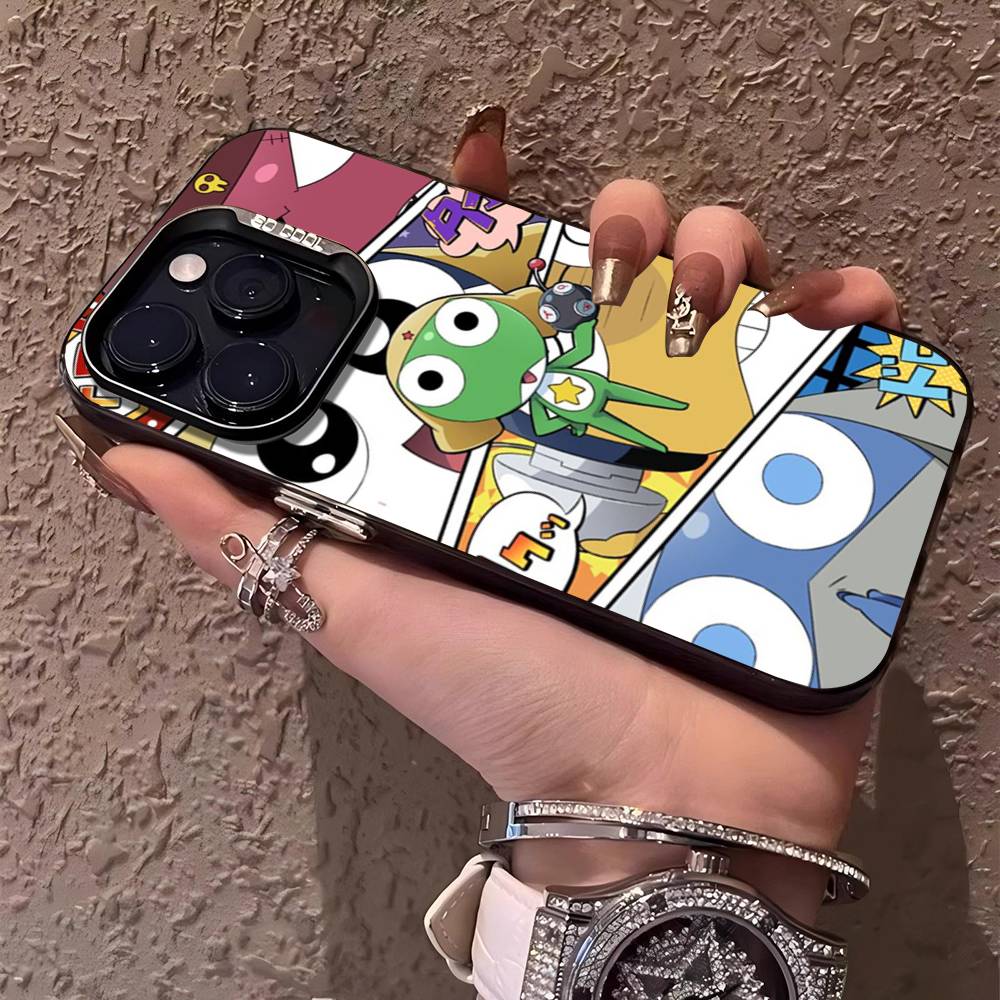 Keroro Frog Cool Gunsou Sergeant Phone Case For IPhone 17 16 15 14 13 12 11 Pro MAX Matte Shockproof Back Anti Fall Matte Cover