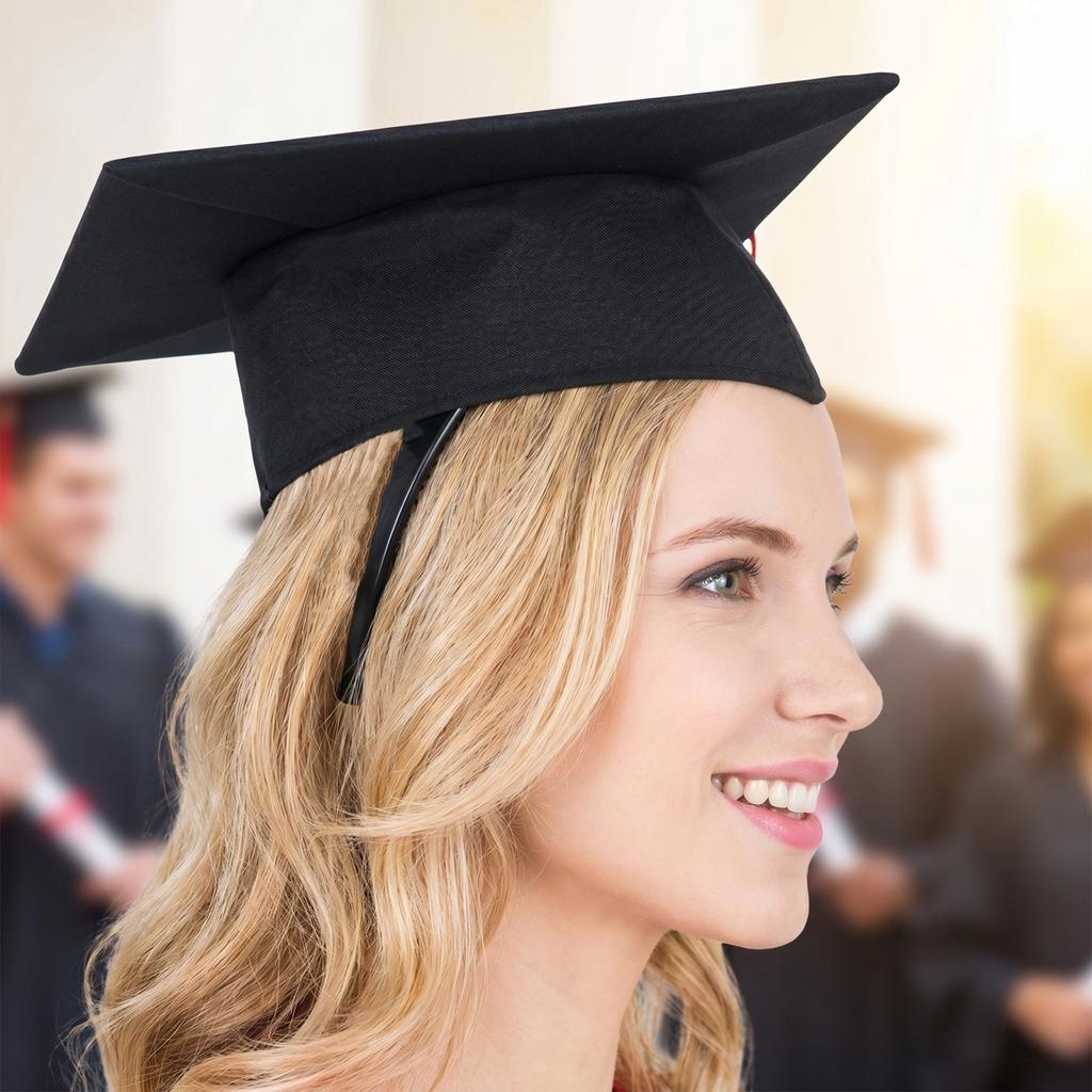 Graduation Cap Support Frame Adjustable Graduation Hat Frame Durable Lightweight Plastic Graduation Cap Frame for Graduation Ceremony