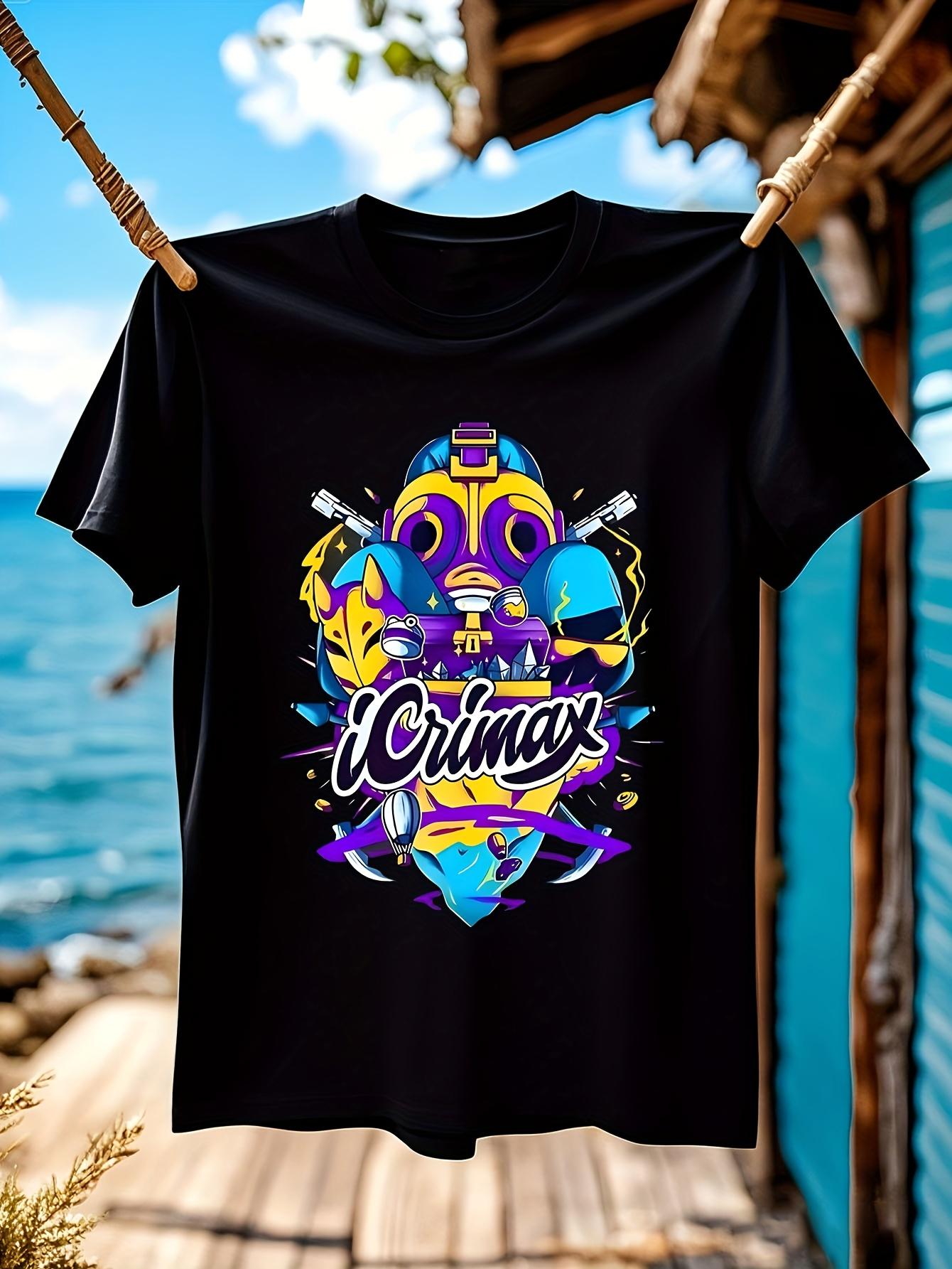 ICRIMAX V2 Wo Graphic Tshirt Vintage Black Shirt with Bol... M