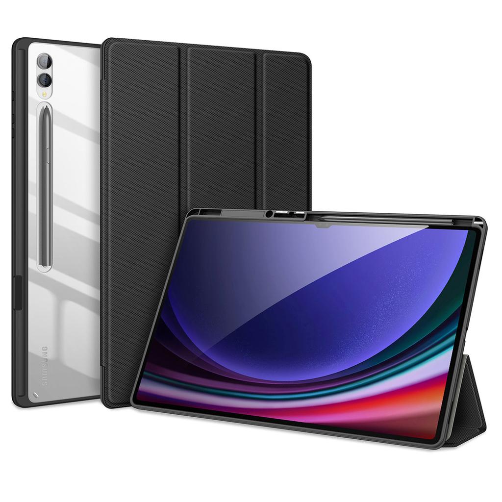 DUX DUCIS TOBY Series For Samsung Galaxy Tab S10 Ultra/S9 Ultra/S8 Ultra Case PU Leather Tri-Fold Stand Tablet Cover