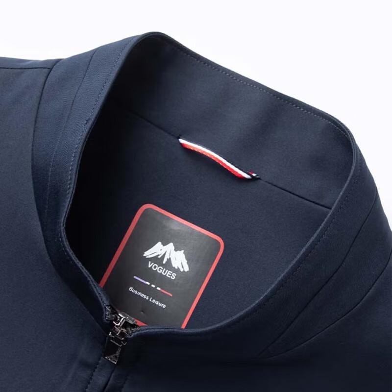ROMON Herren Business Casual Stehkragenjacke