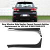 Heckscheiben-Seitenspoiler Canard Canards Splitter Ersatz für VW Golf 6 MK6 2008–2013