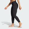Adidas Studio Luxe Crossover Waistband 7/8 Leggings Women Leggings Black IA1912