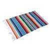 Mexican Table Runner 6.6ft Long 4.9ft Wide Bright Colors Soft Cotton Fringe Cotton Table Runner for Party Decoration