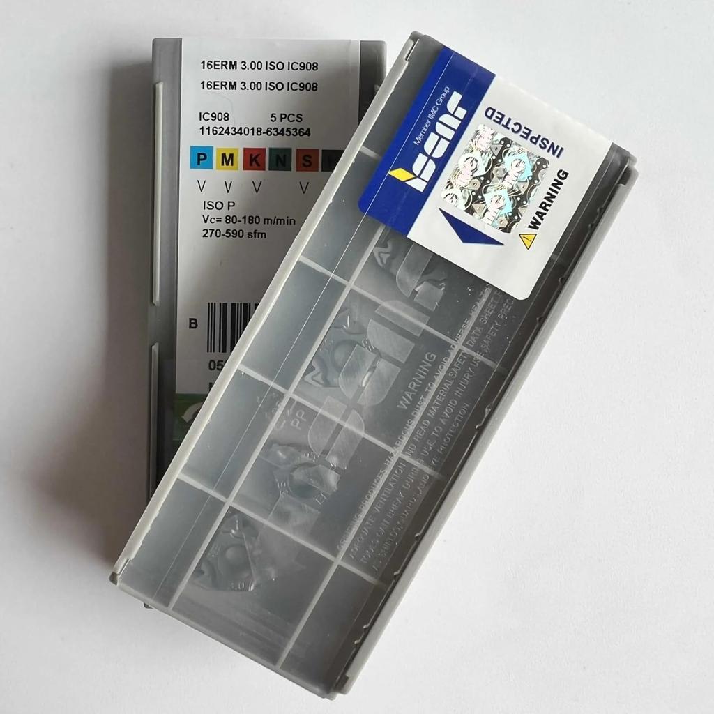 ISCAR / 16ERM3.00ISO IC908 /Industrial indexable Carbide Inserts 10 PCS