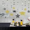 Cheerland 2026 Graduation Decorations Gold Graduation Party Decoration Cap Garland Kit Congrats Grad Supply for Prom Backdrop Decoration Class 2026