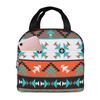 Indian National Style Print Lunch Bag for Girls Funny Lunch Box Fun Picnic Cooler Bag Portable Zipper Oxford Thermal Lunch Bags
