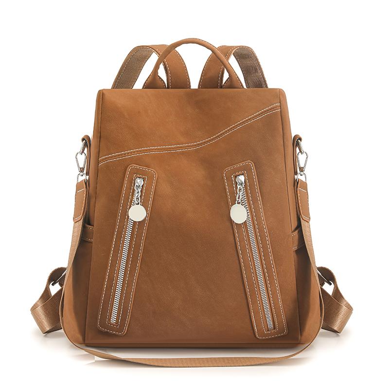 Multifunctional Shoulder Bag Anti-theft Backpack Women's Stitching Backpack