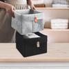 1-5PCS Living Room Storage Basket Organizer Bin for Clothes and Sundries Storage Box Home Organization Container with Handles