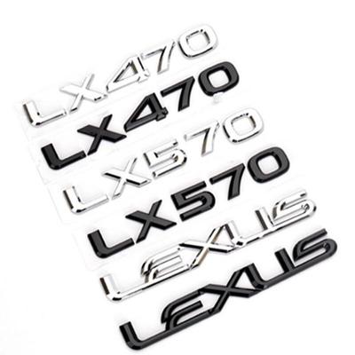 Applicable To Letter Car Sticker LX470 LX570 Car Label Rear Car Tail Sticker Tail Sticker