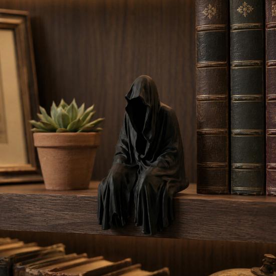 Faceless Shadow Statue Abstract Dark Art Craft 3D Printed Home Office Desk Decor