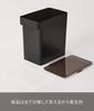 Yamazaki (Yamazaki Industries) Airtight Rice Bin, 10kg, with Measuring Cup, Black, Approx. W30.7 X D19.7 X H31.2cm, Tower Series, Moisture and Oxidati