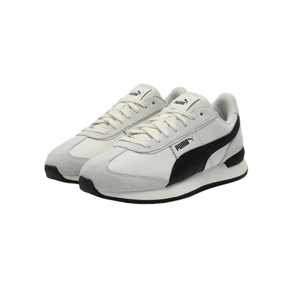 New PUMA R78 Retro Cushioning Lightweight Low Top Casual Shoes Unisex White Black 402241-01