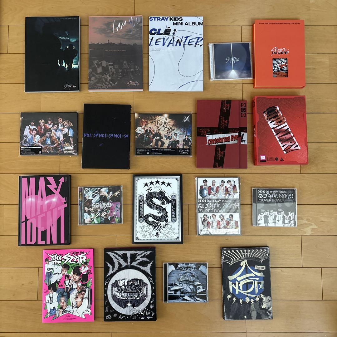 

[USED] Stray Kids CD bundle, SKZ album set of 19