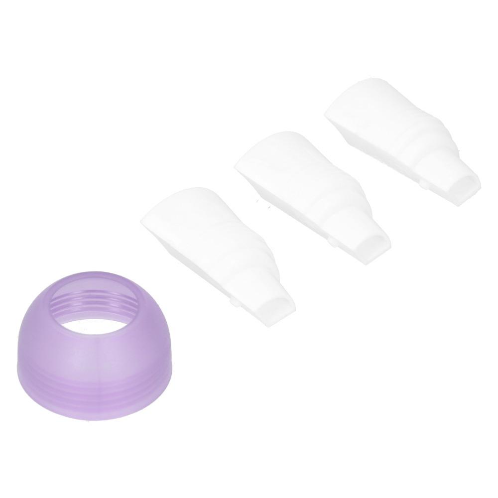 Extrusion Type Cake Decorating Tips Set Food Grade PP Russian Nozzle Converter  Fondant Cake