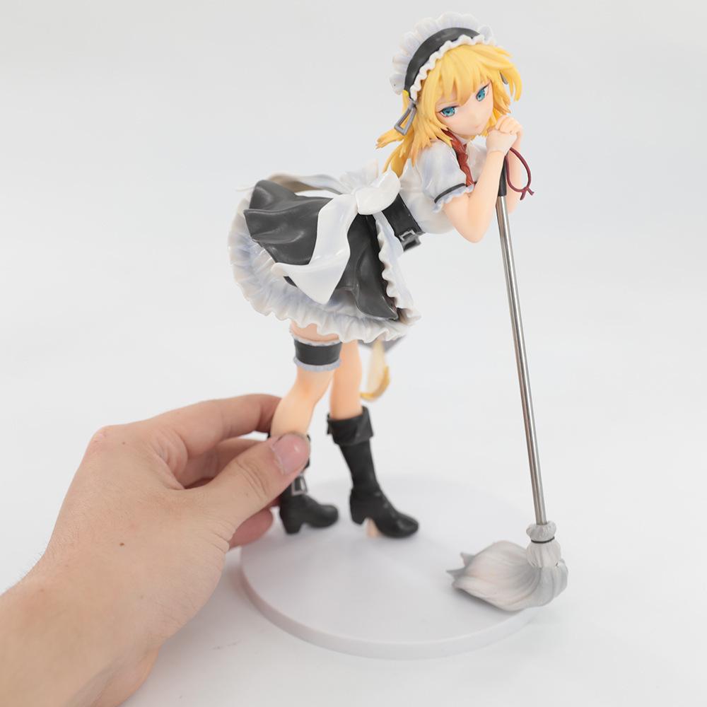 22CM Anime Girls Frontline G36 Figure Maid Outfit Cute Standing Posture Model Toys Gifts Collection Decoration Ornaments PVC