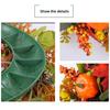 Fall Pumpkin Wreath Front Door Autumn Maple Leaf Harvest Realistic Simulation Wreath Indoor Outdoor Thanksgiving Home Decor