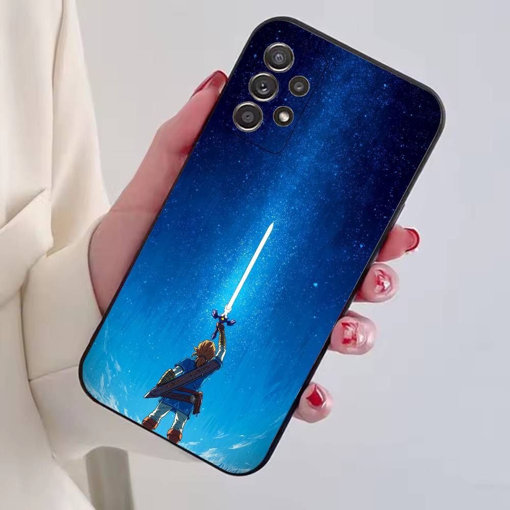 Spiel Z-Zelda L-Link Handyhülle Für Samsung S25,S24,S21,S22,S23,S30,Ultra,S20,Plus,Fe,Lite,Note,10,Schwarze Hülle