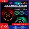 GLC GLB 7 Kleuren Auto LED Lichtgevende Bekerhoudermatten Auto Onderzetters Voor Mercedes Benz AMG W206 W204 W205 W212 W213 W221 W222 W22