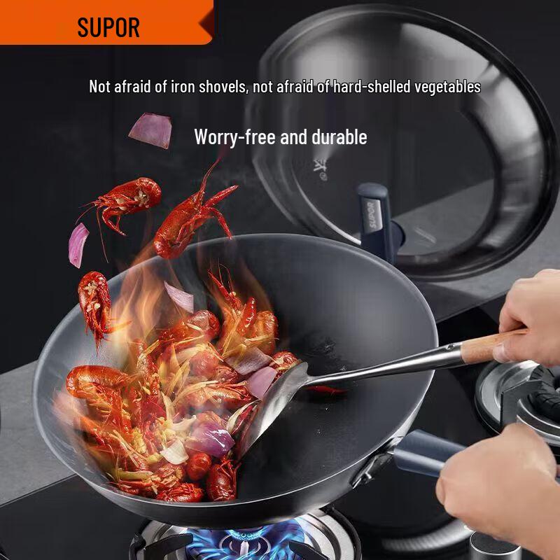Supor 30cm Titanium Non-Stick Wok