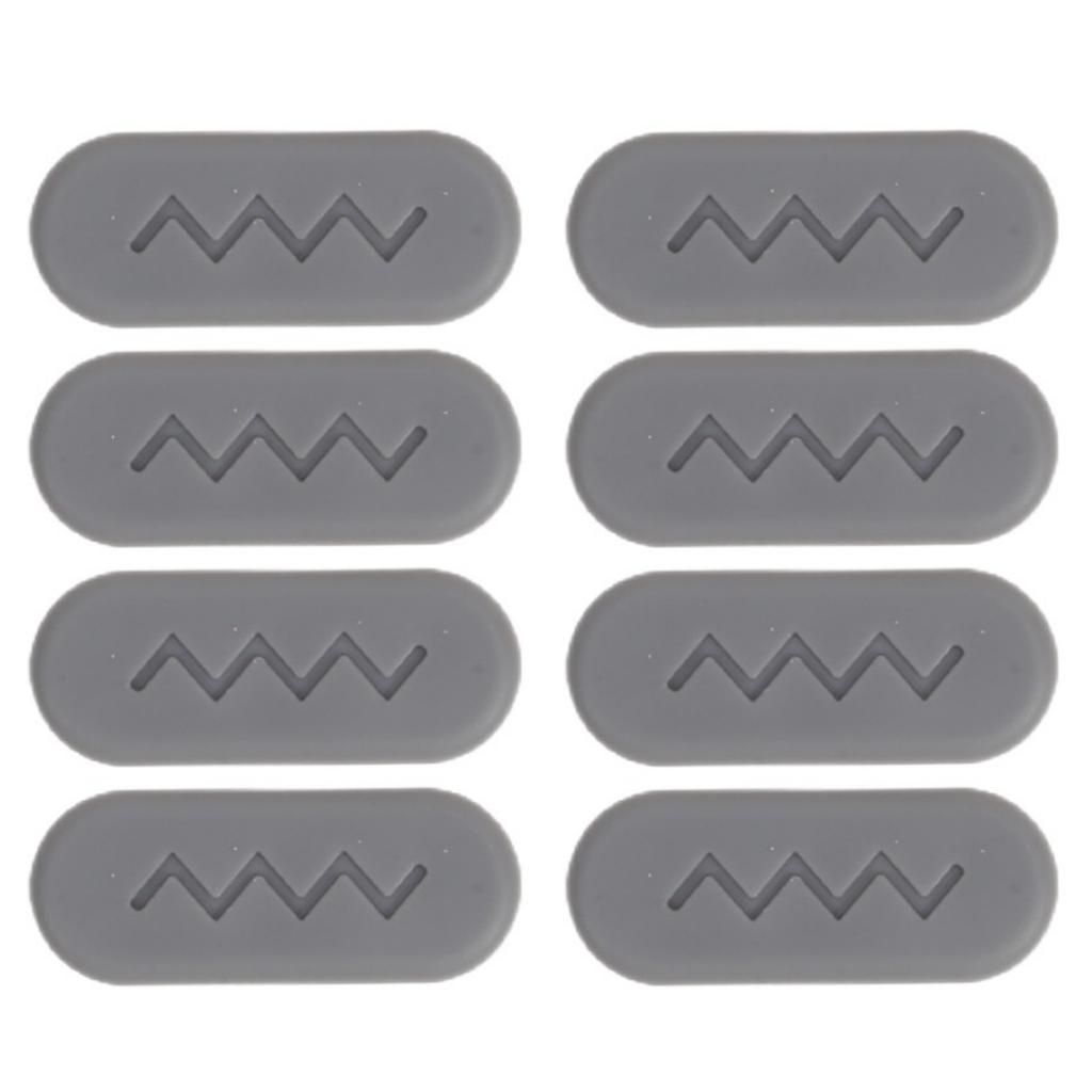 4/8PCS Universal Toilet Seat Protector Pads - Non-Slip Strong Adhesive Cushioned for Bidet, Elderly Pregnancy Bathroom Safety Ac
